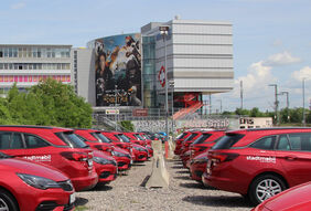 Bis zu 60 Fahrzeuge standen zeitweise an der Urlaubsstation Milchhof