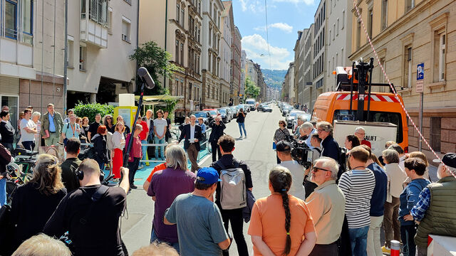 Eröffnung des Superblock in Stuttgart